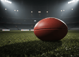 Australian rules football on the turf
